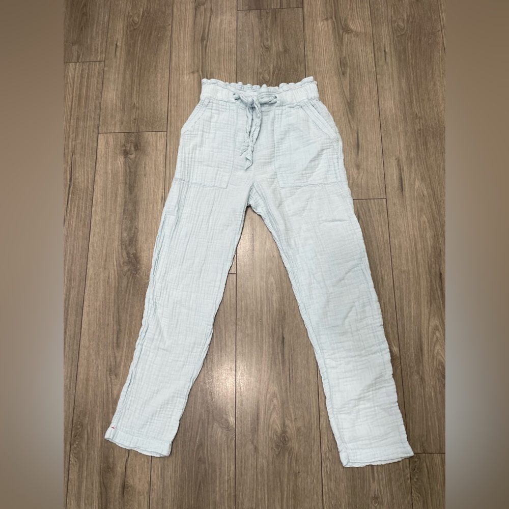 Xirena Jay Gauze Lounge Pant‎ Light Blue 100% Cotton  Size S